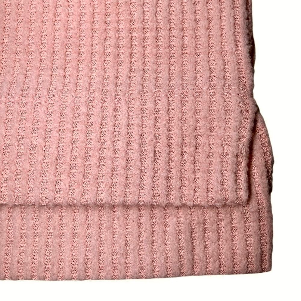 Splendid So Soft Waffle Knit Top in Dusty Pink Women’s M - Picture 3 of 9